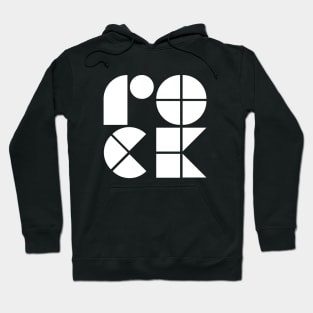 rock geometric logo Hoodie